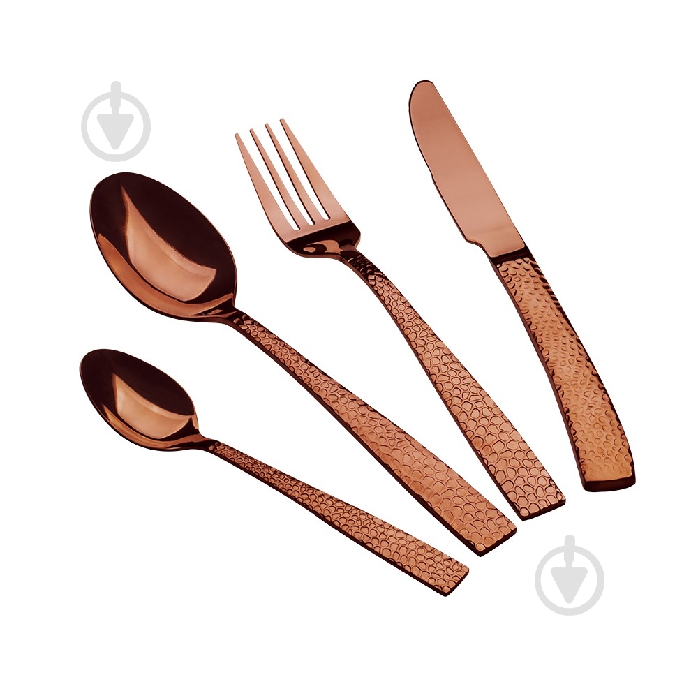Набор столовых приборов Berlinger Haus Metallic Line ROSE GOLD Edition 24 предмета BH 2617 - фото 1