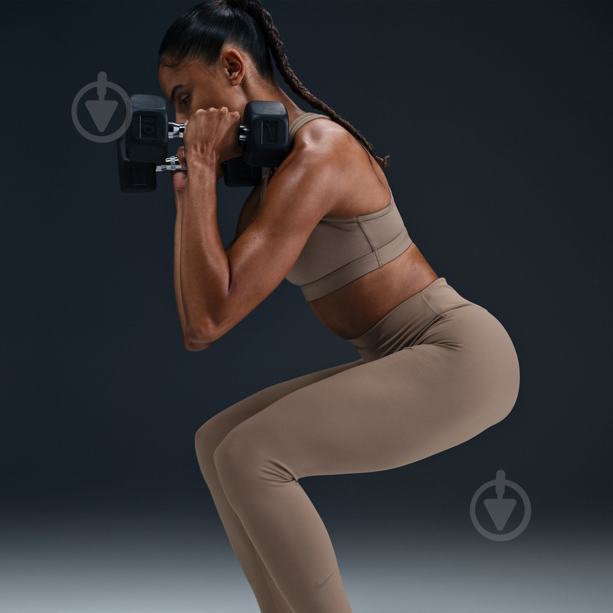 Лосини Nike W NK DF ONE HR TIGHT FN3226-233 р.M коричневий - фото 13 Лосини Nike W NK DF ONE HR TIGHT FN3226-233 р.M коричневий - фото 13