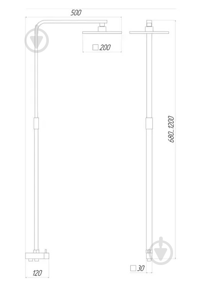 Душевая система Globus Lux GL-BAR-0707 - фото 5 Душевая система Globus Lux GL-BAR-0707 - фото 5