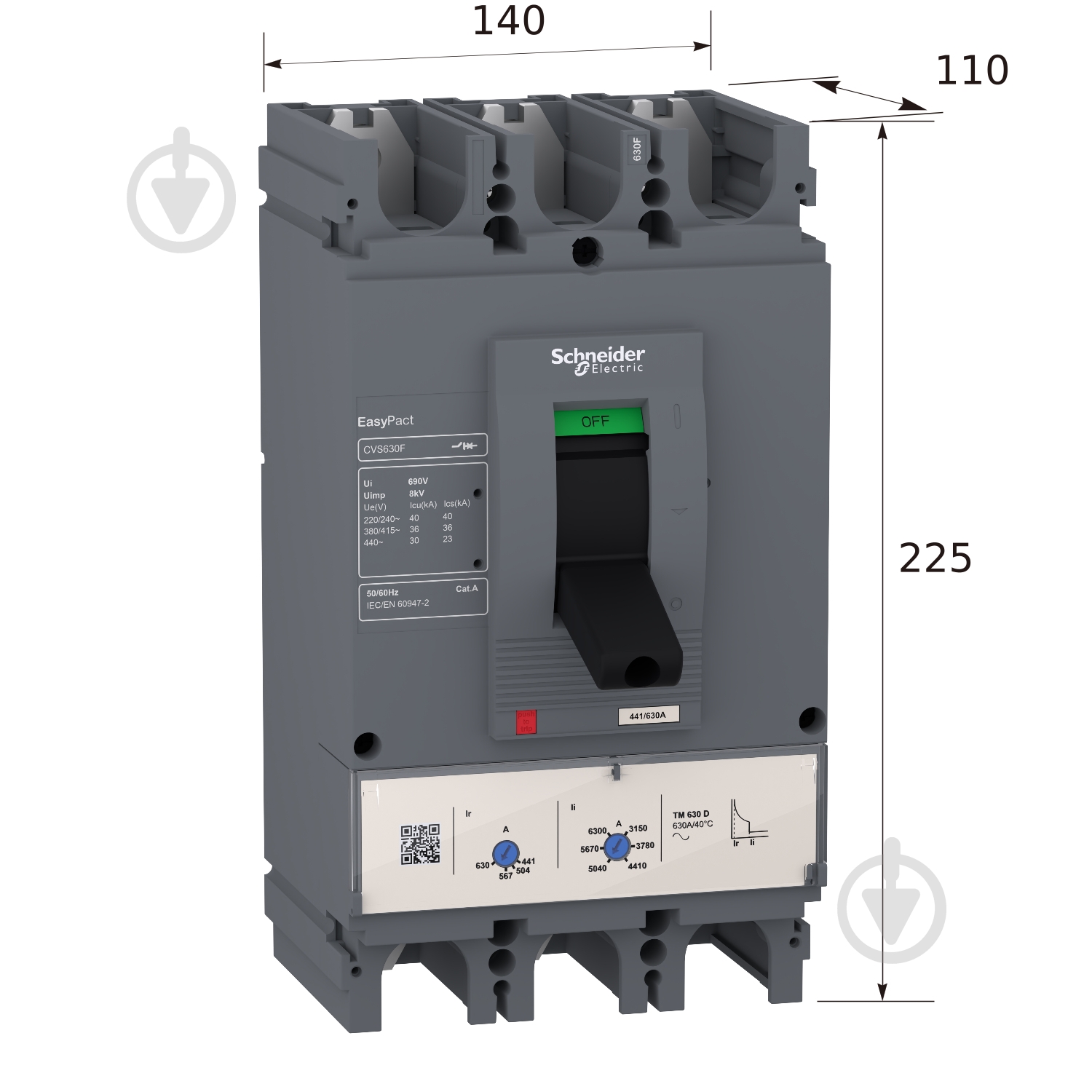 Автоматичний вимикач Schneider Electric LV540306 - фото 2