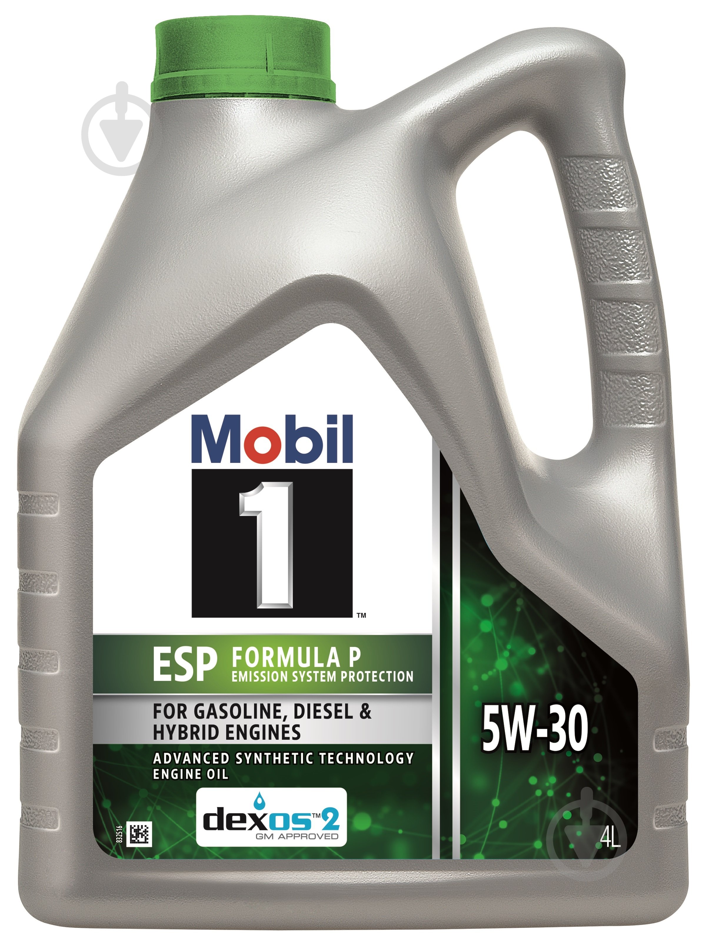 Моторна олива синтетична Mobil 1 Esp Formula P 5W-30 4 л (MB 5W30 M1 ESP FP 4L) - фото 1