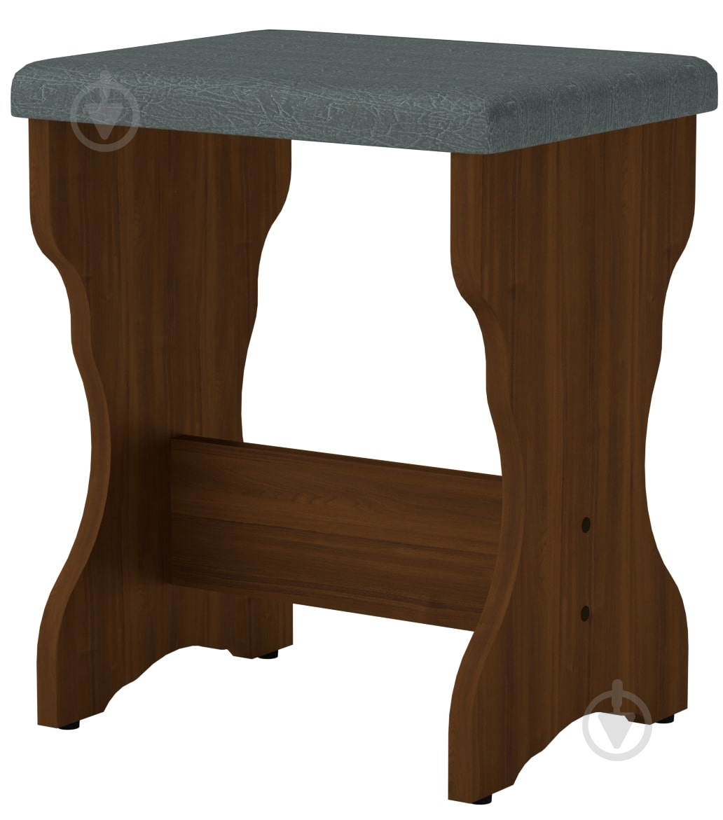 Табурет Компанит Т-1 серый / орех экко - фото 1