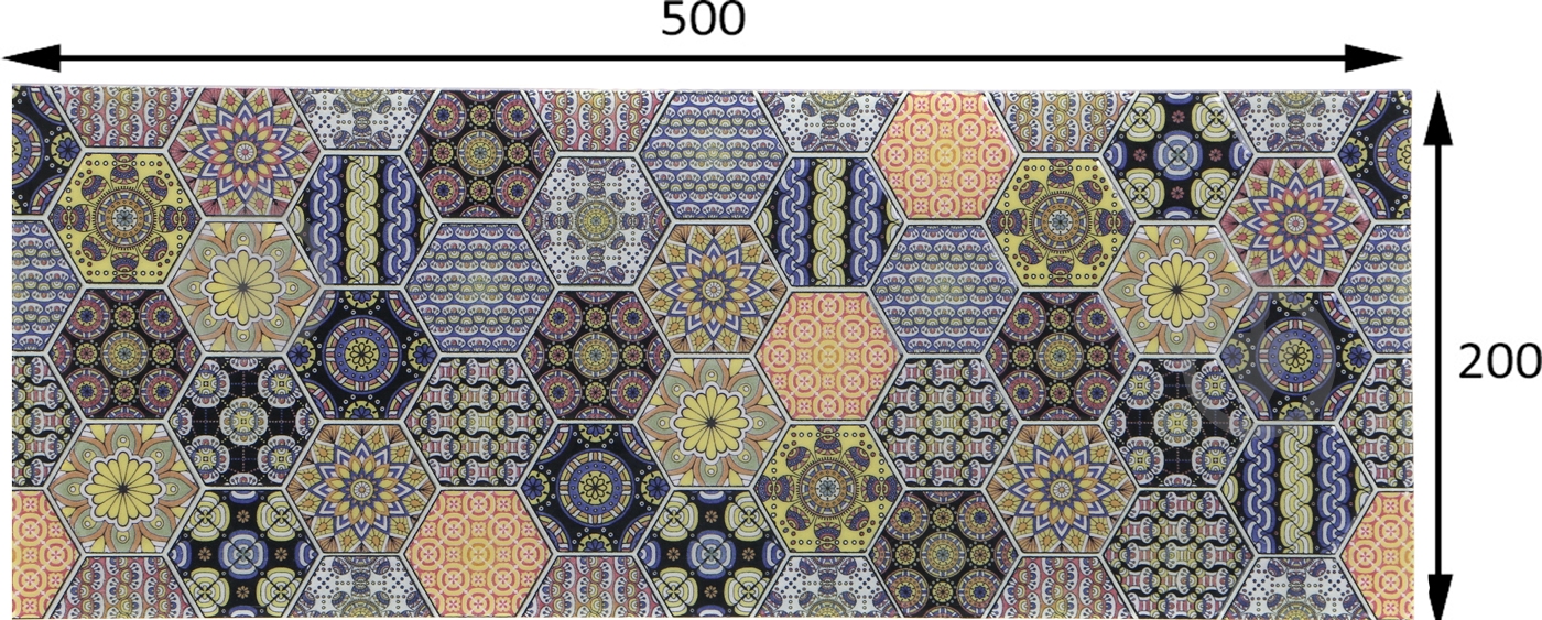 Декор Атем Sote Pattern YL 20x50 - фото 5