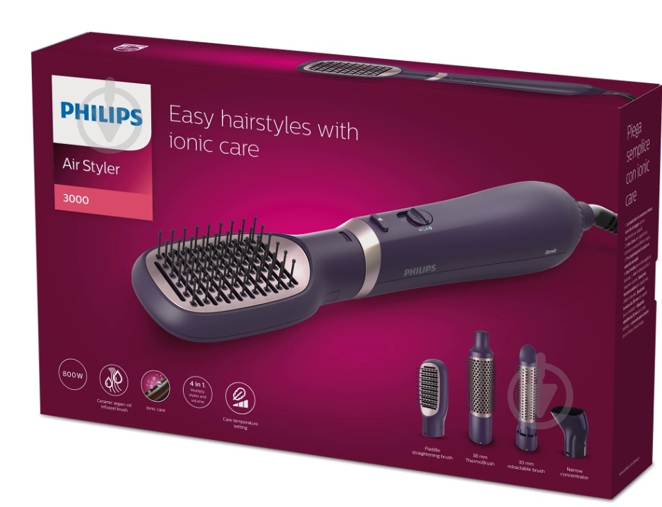 Фен-щітка Philips BHA313/00 - фото 7 Фен-щітка Philips BHA313/00 - фото 7