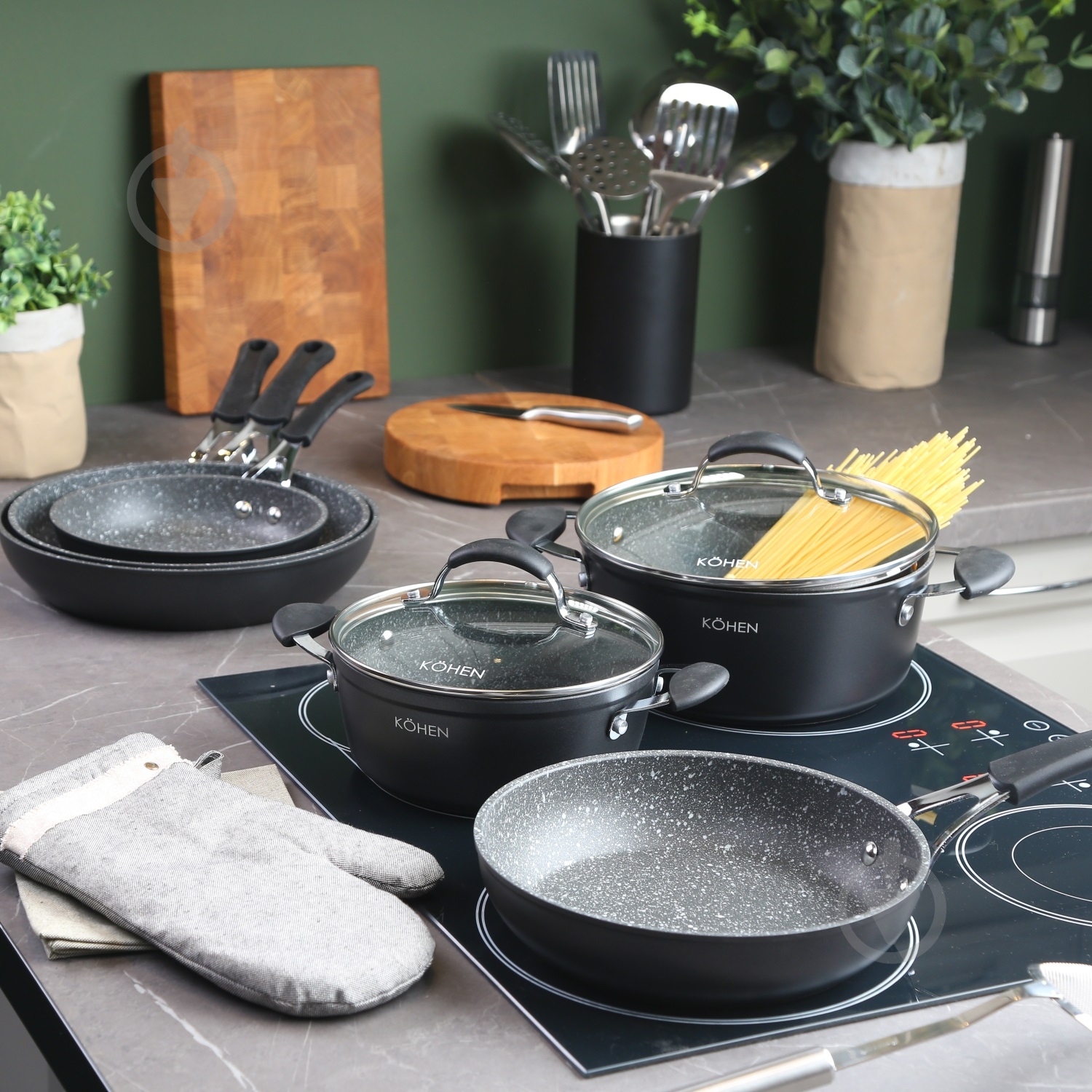 Кастрюля Kohen Eco Stone 4,2 л KN91233 - фото 4