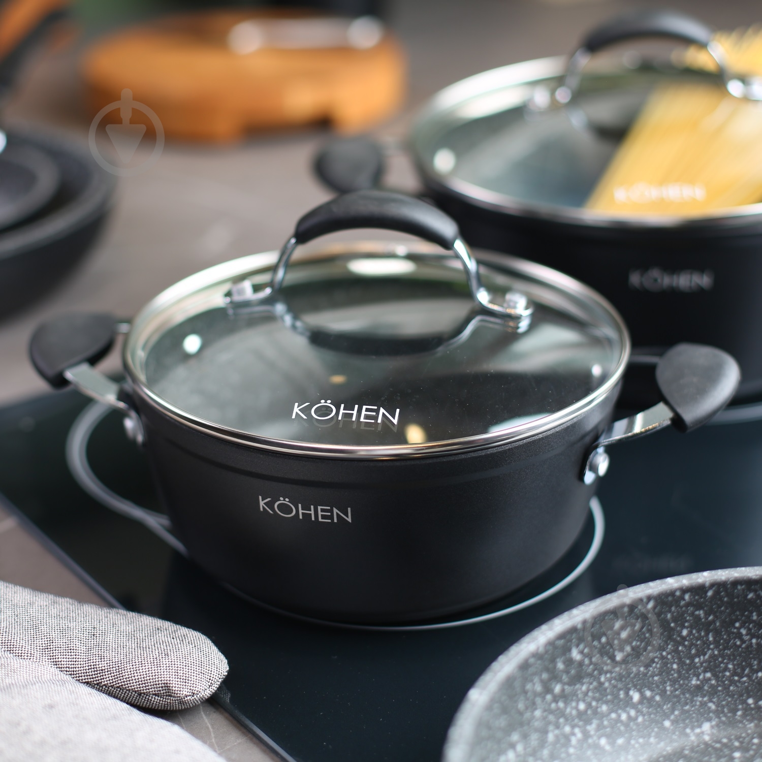 Кастрюля Kohen Eco Stone 4,2 л KN91233 - фото 3