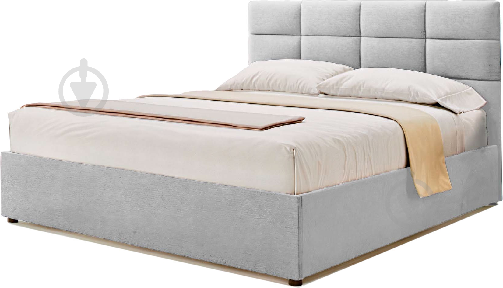 Кровать Green Sofa Рим-2 Флорида Light grey 160x200 см - фото 1