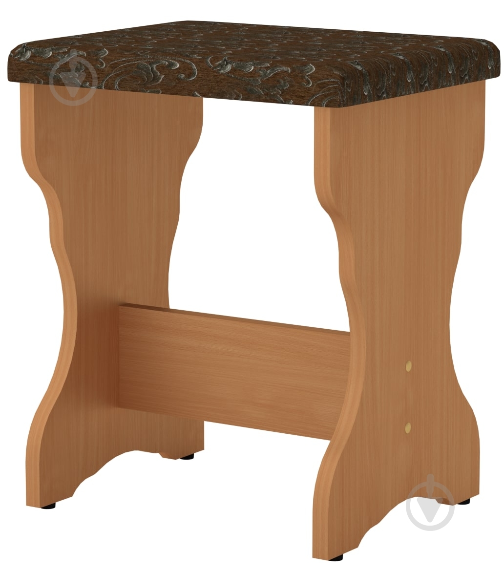 Табурет Компанит Т-2 бостон браун / бук - фото 1