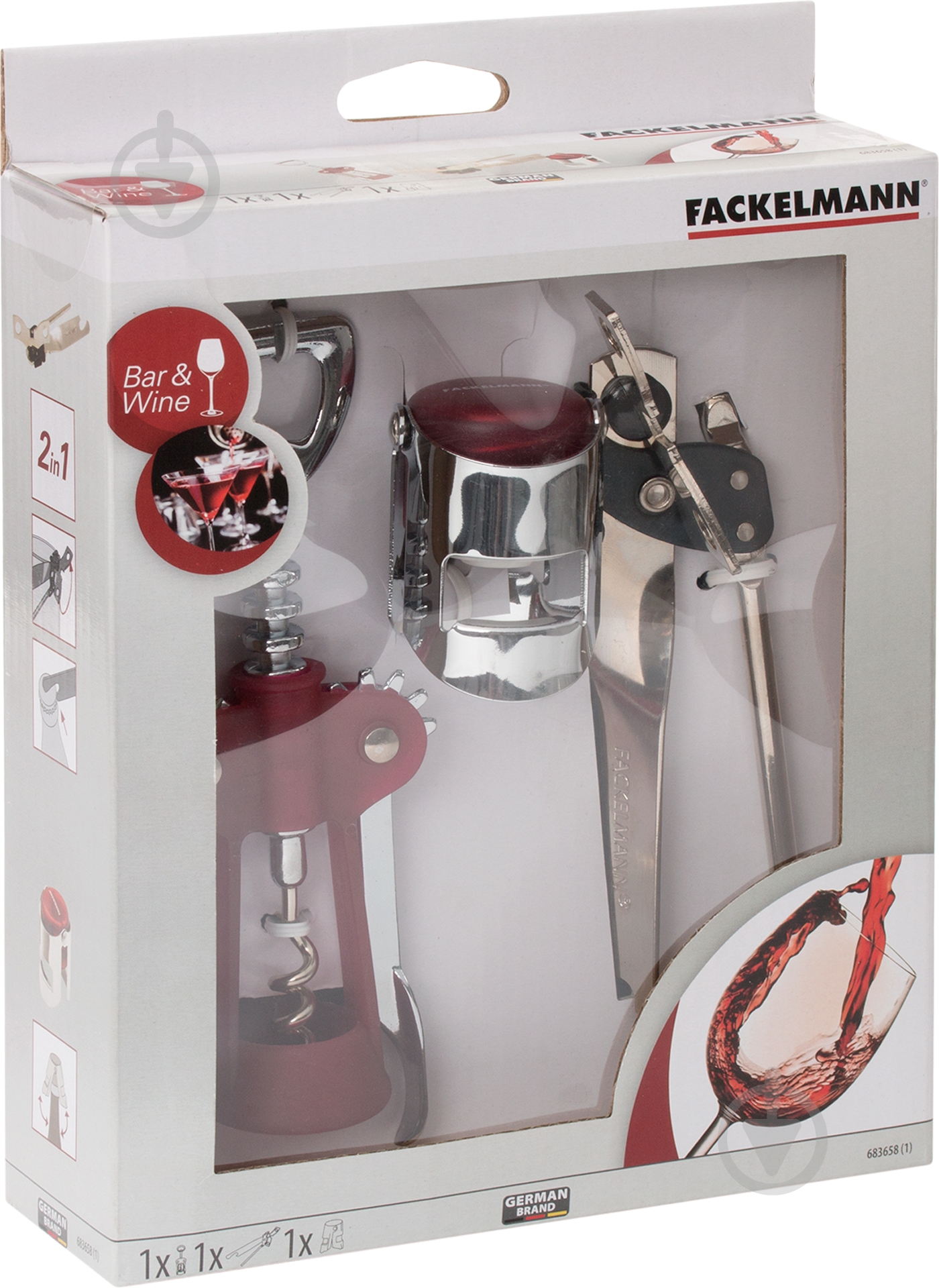 Набор для бара Fackelmann 3 предмета 683658 - фото 3