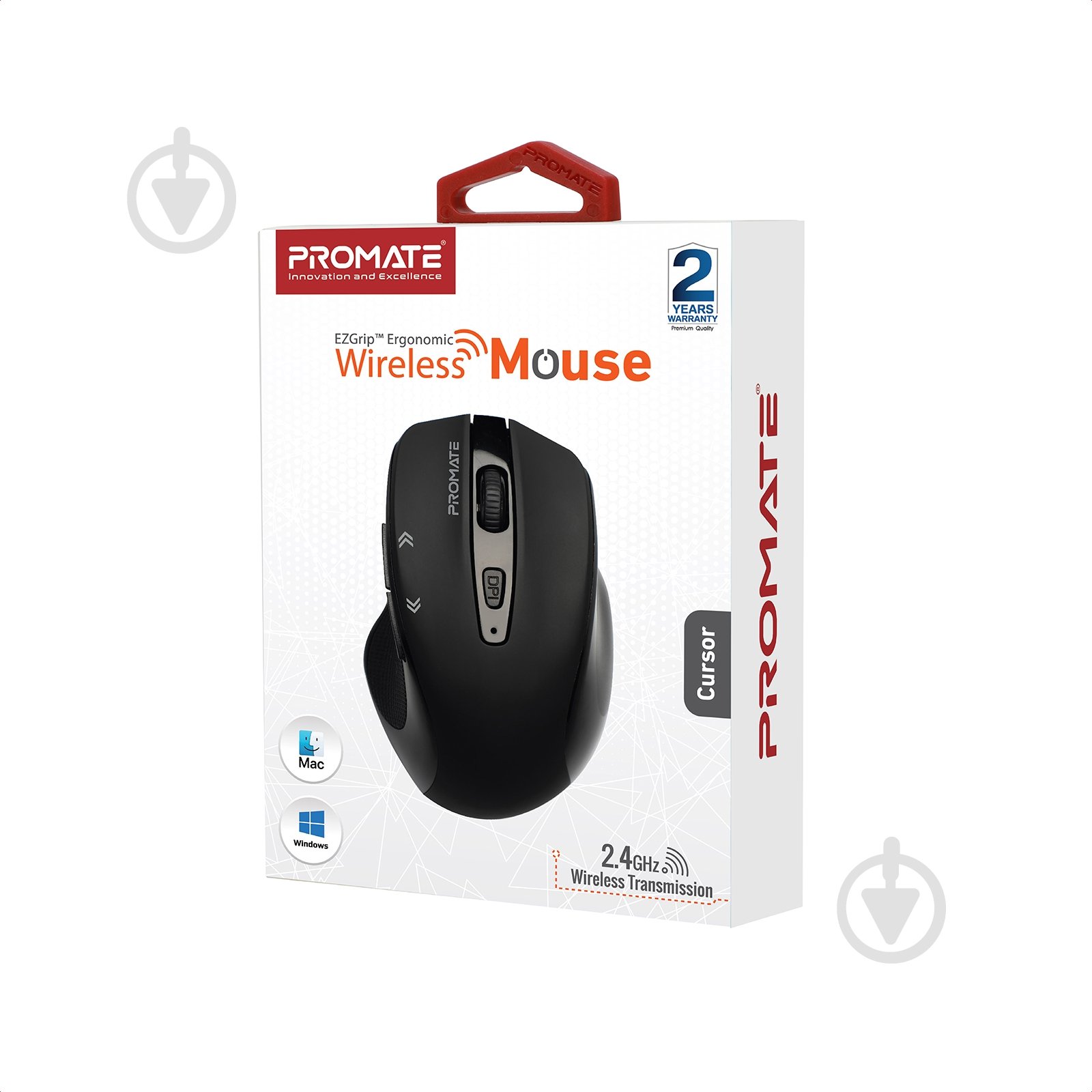 Миша Promate Cursor Wireless Black black (cursor.black) - фото 7
