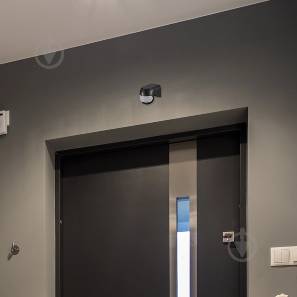 Беспроводной датчик движения ARDERO SEN54 800W 180° чорний ARD - фото 2 Беспроводной датчик движения ARDERO SEN54 800W 180° чорний ARD - фото 2
