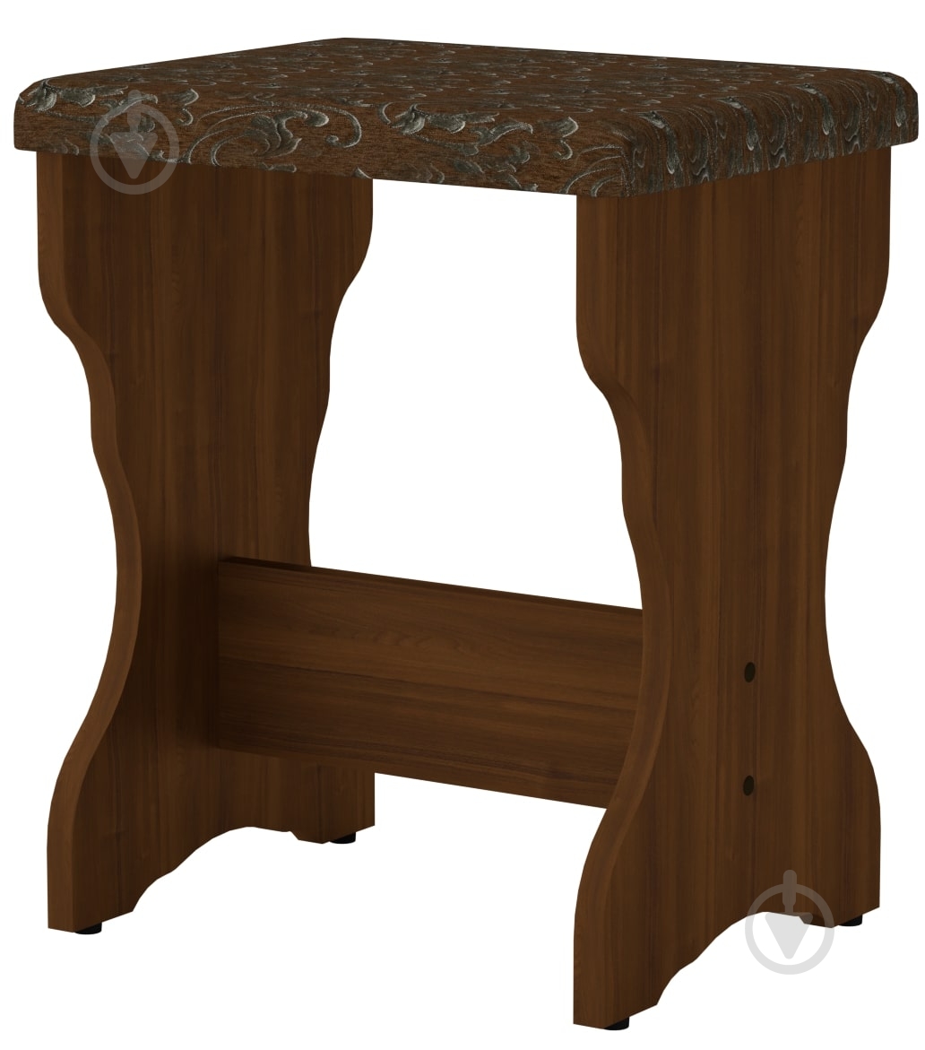 Табурет Компанит Т-2 бостон браун / орех экко - фото 1