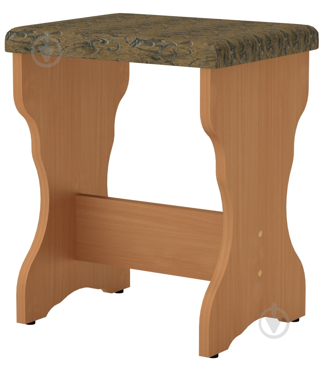 Табурет Компанит Т-2 бостон голд / бук - фото 1 Табурет Компанит Т-2 бостон голд / бук - фото 1