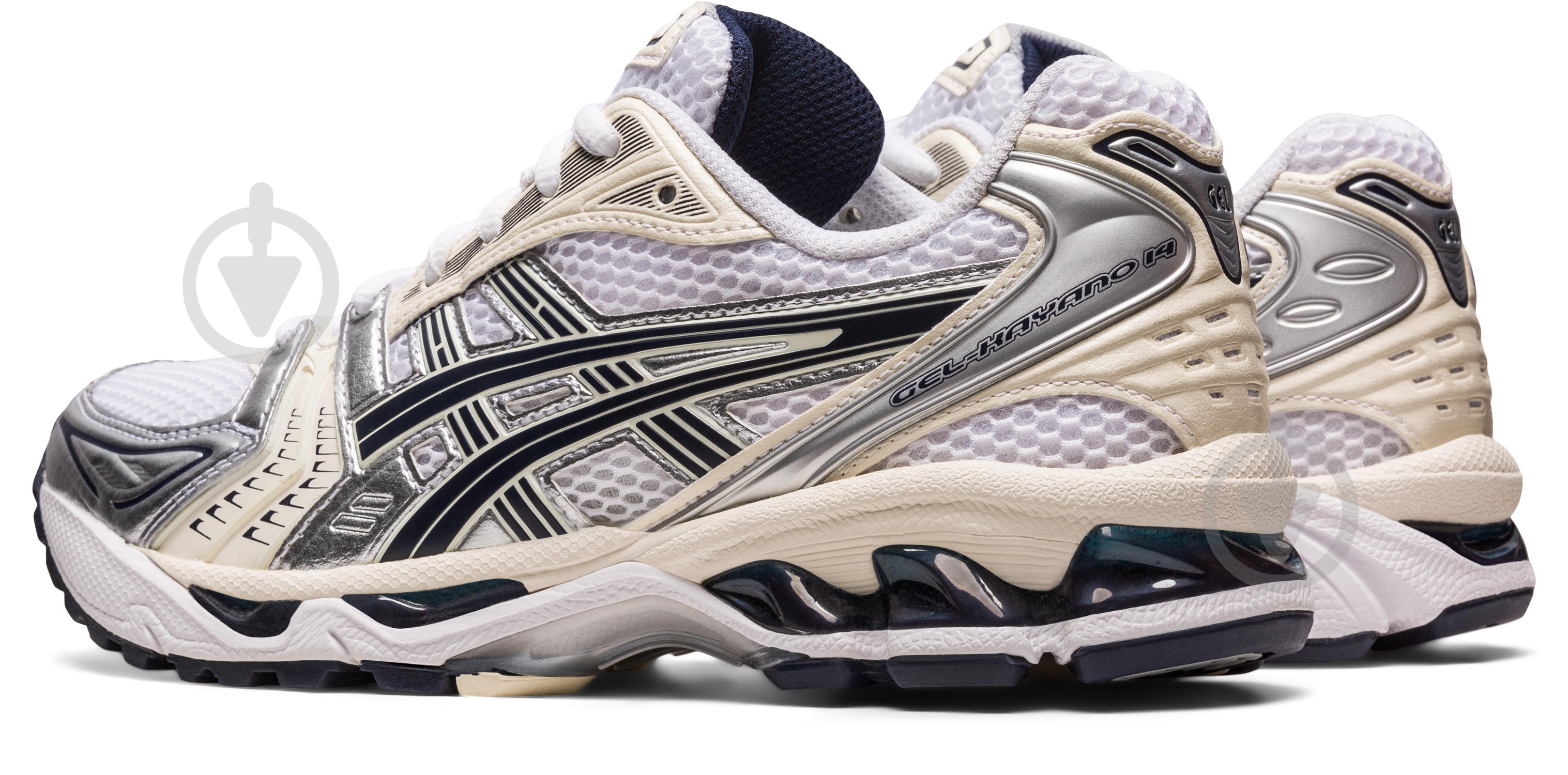 Кросівки жіночі Asics GEL-KAYANO 14 1202A056-109 р.37,5 білі із сірим - фото 4 Кросівки жіночі Asics GEL-KAYANO 14 1202A056-109 р.37,5 білі із сірим - фото 4