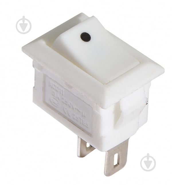 Кнопка АСКО-УКРЕМ KCD5-101 WH/WH A0140040130 - фото 1