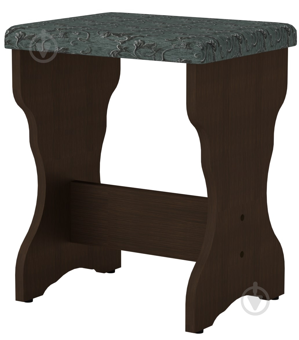 Табурет Компанит Т-2 бостон грей / венге - фото 1 Табурет Компанит Т-2 бостон грей / венге - фото 1