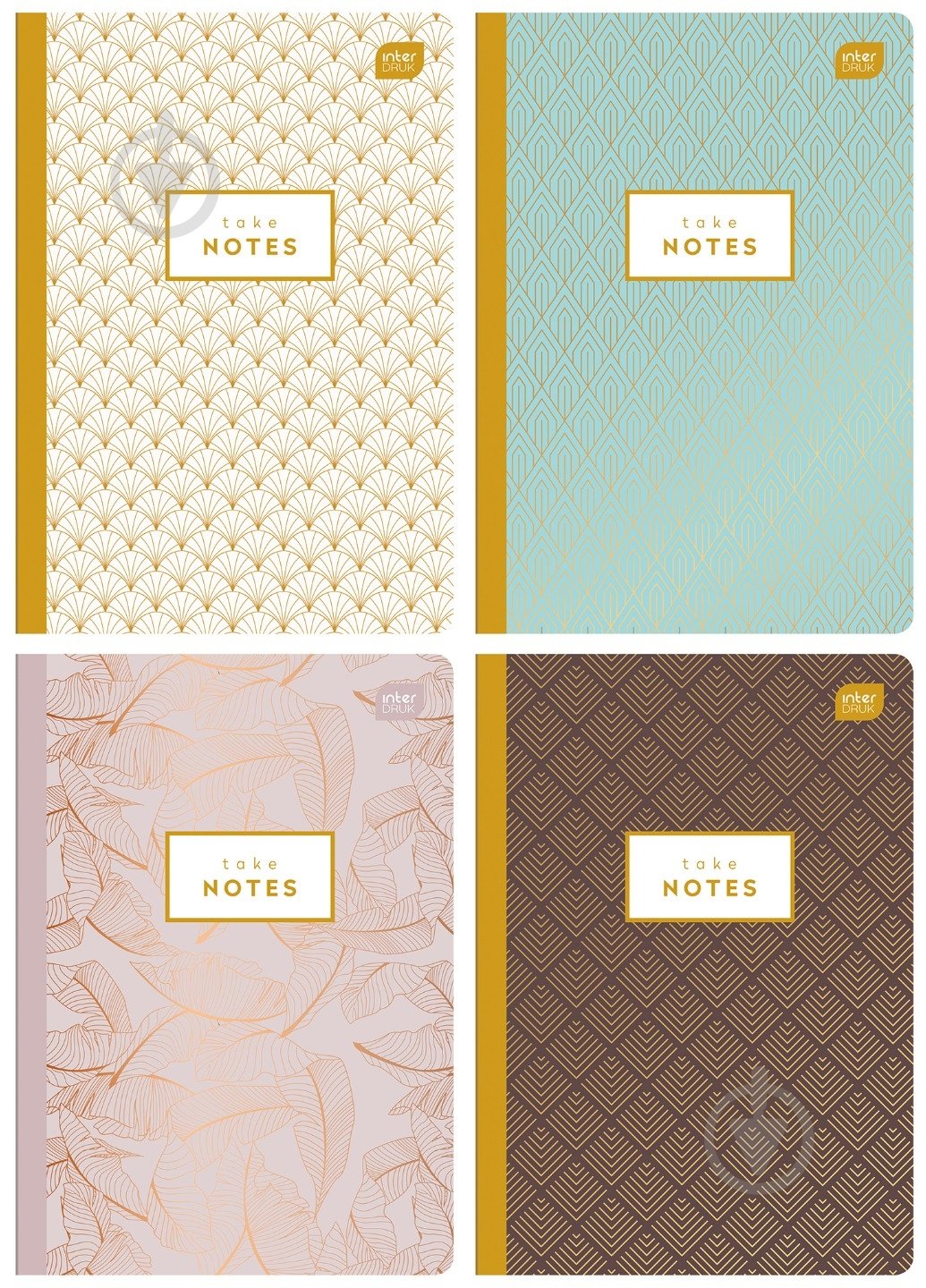 Тетрадь школьная А5 48 стр. клетка Take Notes в ассортименте InterDRUK - фото 1