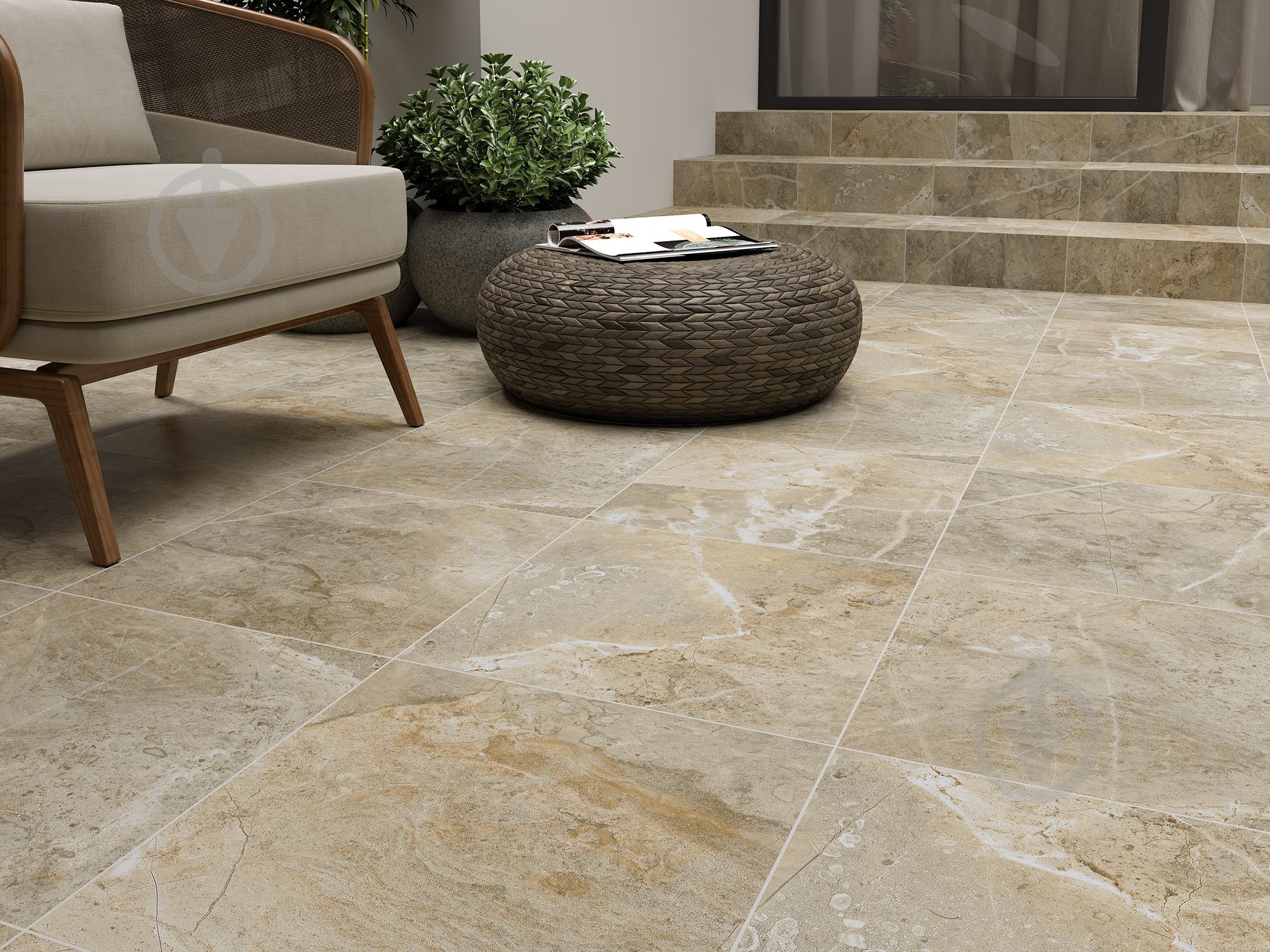 Плитка Cersanit Magnum beige 42x42 cм - фото 8