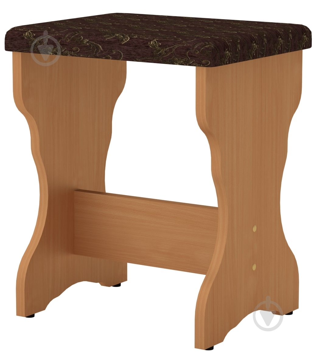 Табурет Компанит Т-2 бостон шоколад / бук - фото 1 Табурет Компанит Т-2 бостон шоколад / бук - фото 1