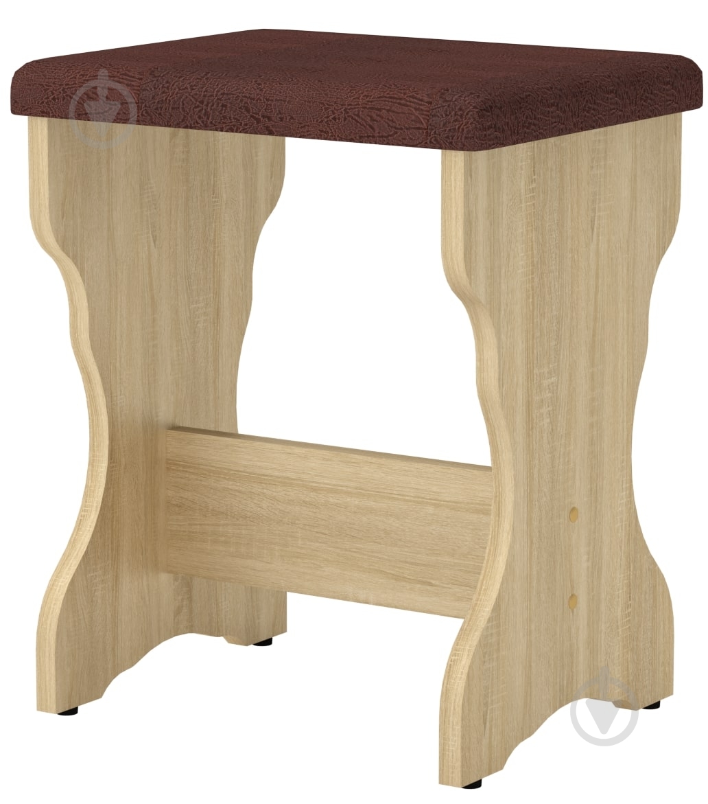 Табурет Компанит Т-2 бронза / дуб сонома - фото 1