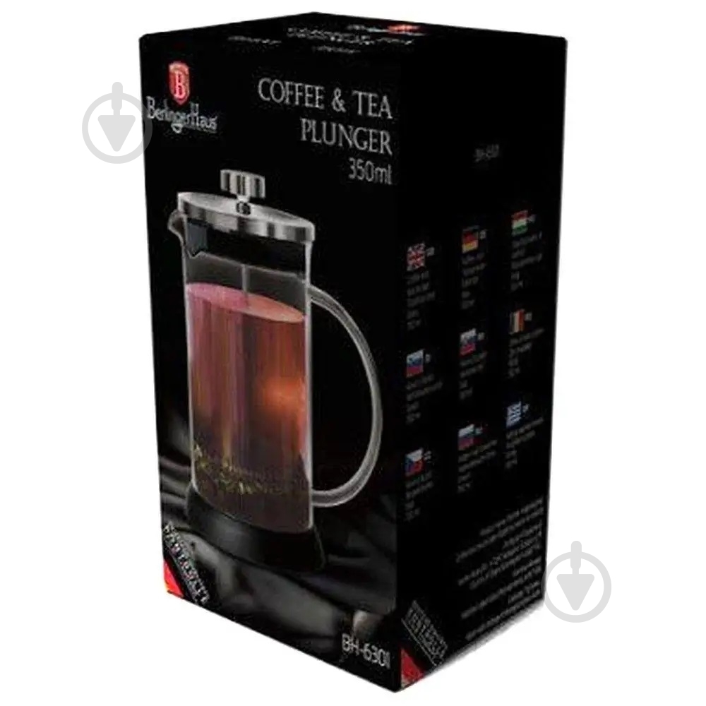 Френч-пресс Berlinger Haus BLACK SILVER Collection 350 мл BH 6301 - фото 3