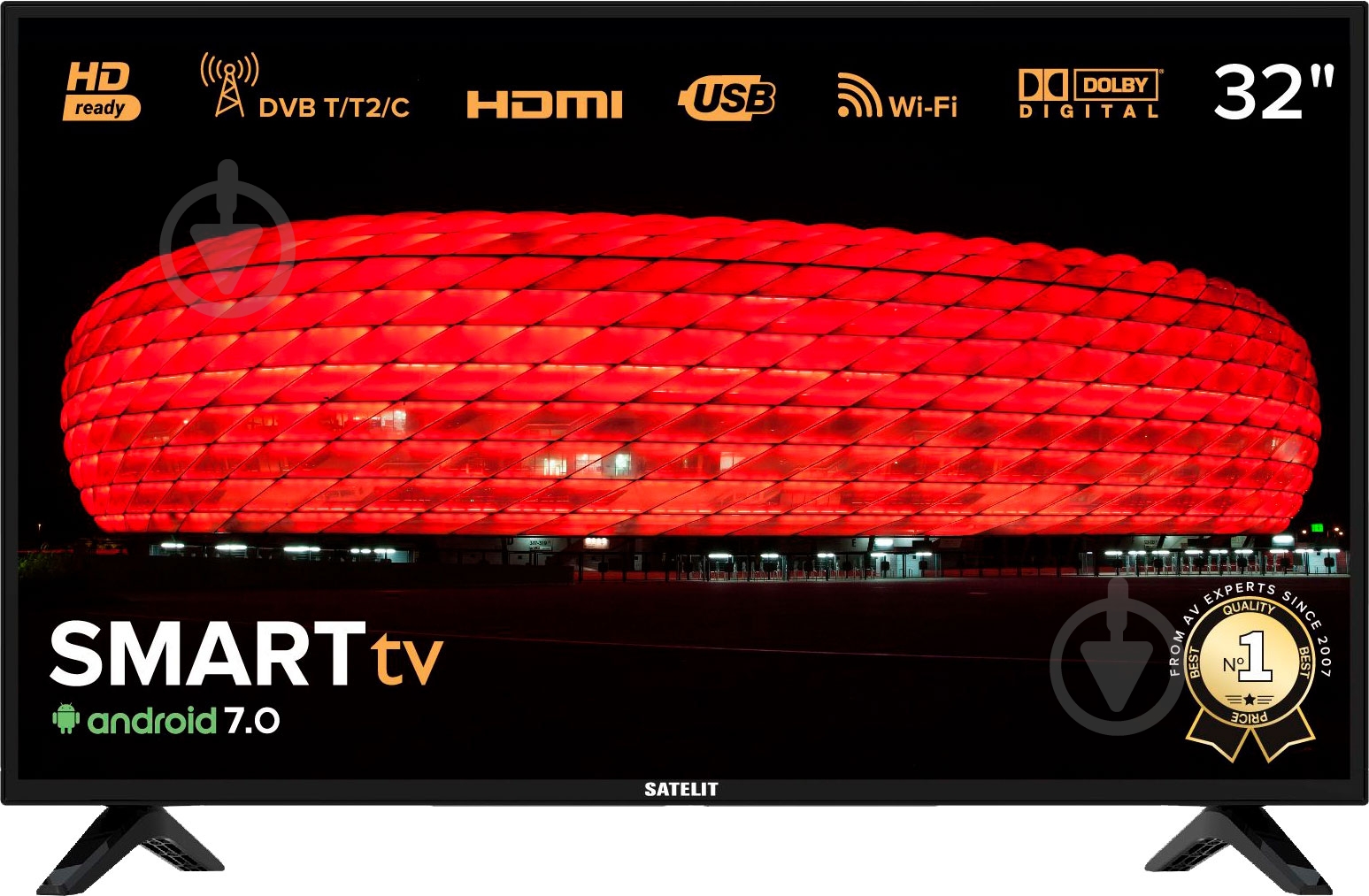 Телевизор Satelit 32H9000ST - фото 1