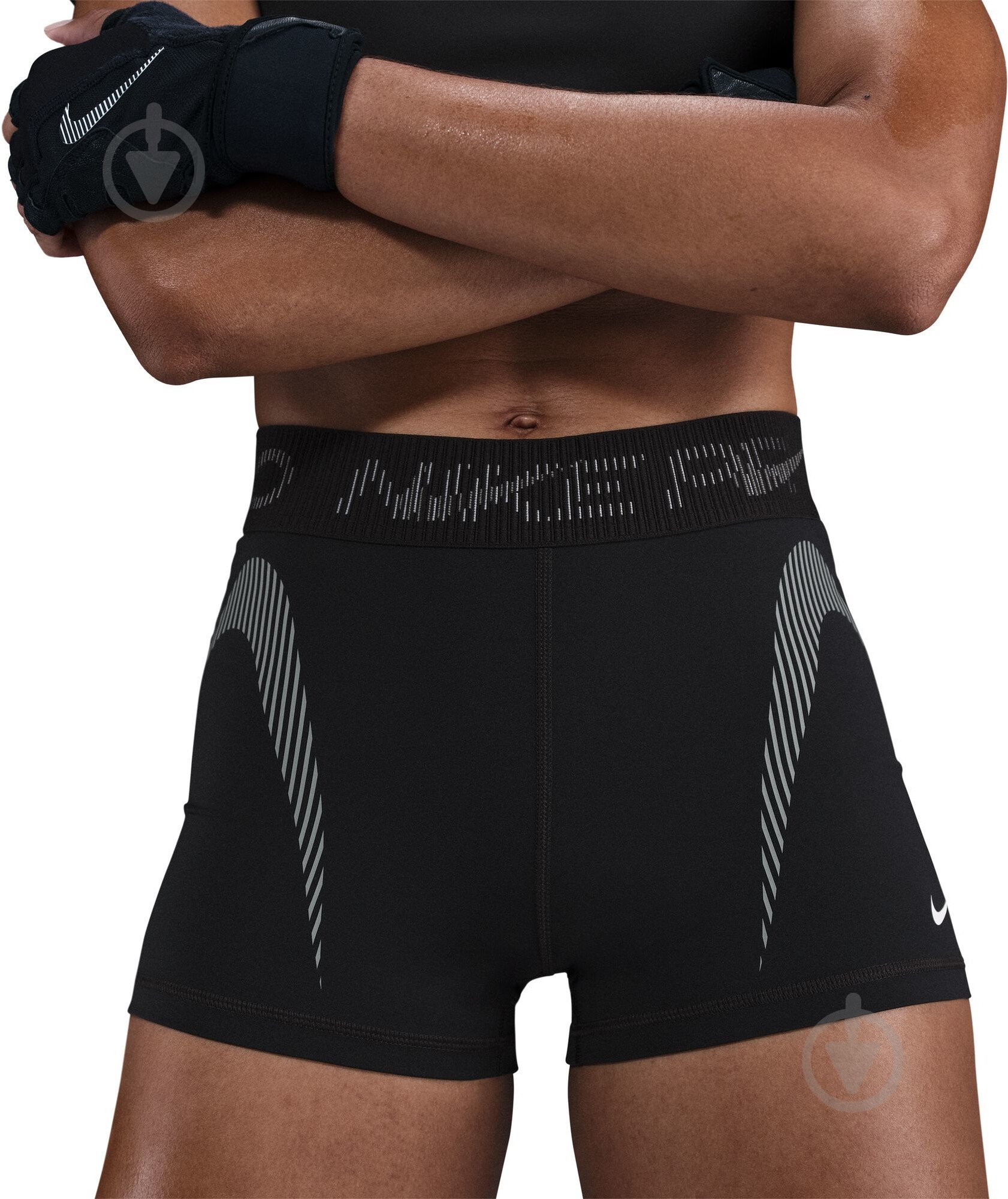 Лосини Nike W NP DF MR 3IN SHORT TT GRX HJ1226-010 р.XL чорний - фото 6 Лосини Nike W NP DF MR 3IN SHORT TT GRX HJ1226-010 р.XL чорний - фото 6