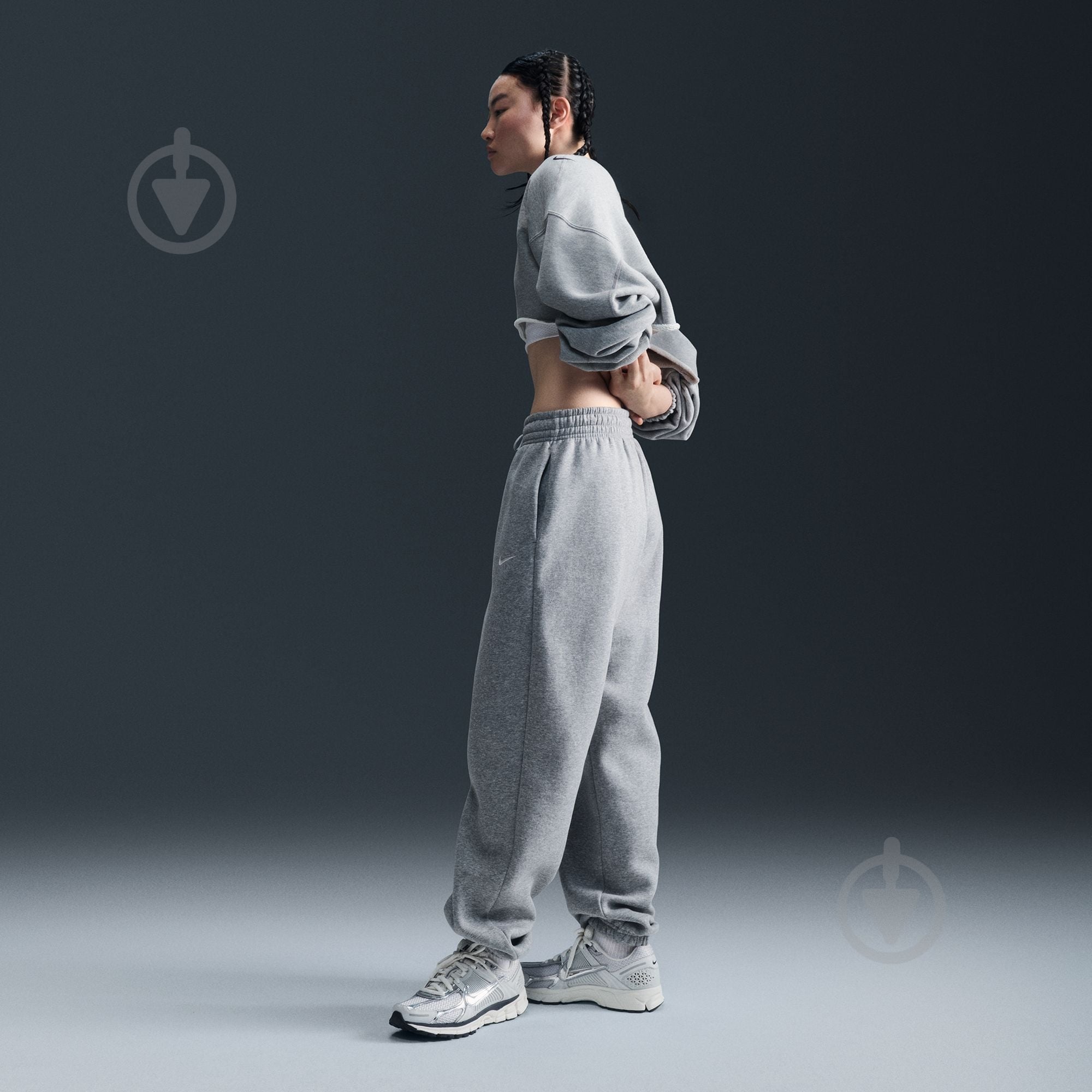 ᐉ Брюки Nike Sportswear Phoenix Fleece FZ5996-063 р. L серый