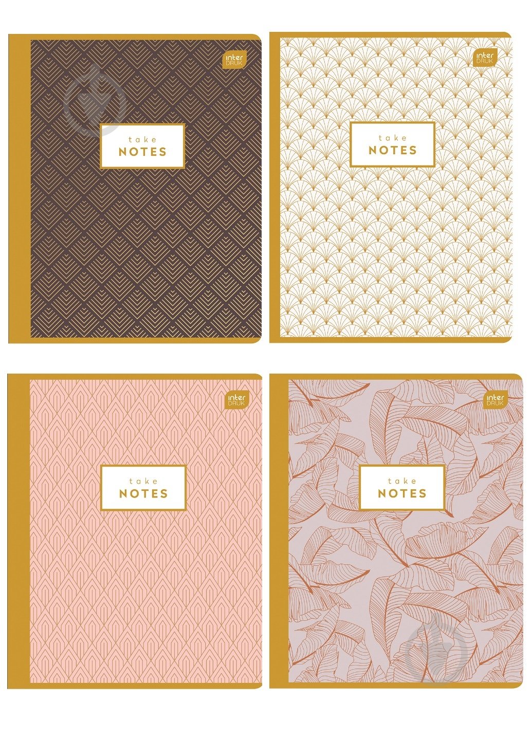 Тетрадь школьная А5 96 стр. клетка Take Notes в ассортименте InterDRUK - фото 1