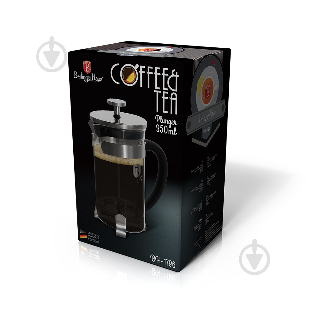 Френч-пресс Berlinger Haus BLACK ROYAL Collection 800 мл BH 1788 - фото 1