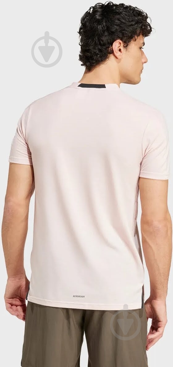 Футболка Adidas Designed for Training Workout IX9149 р.M бежевый - фото 3