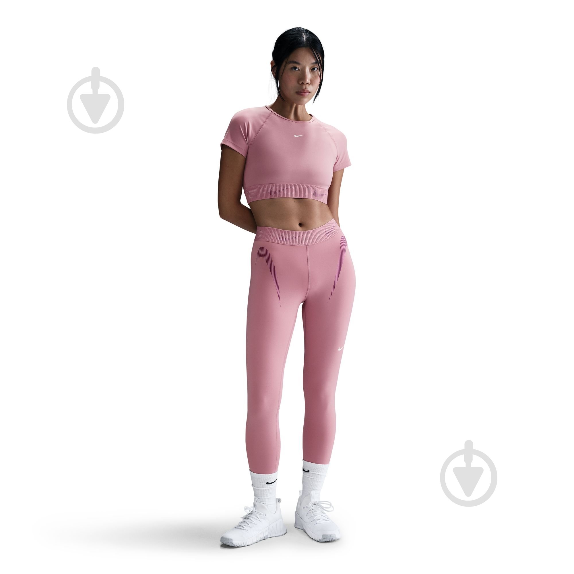 Лосини W NP DF MR 7/8 TIGHT TT GRX HJ1219-699 р.XS рожевий - фото 1