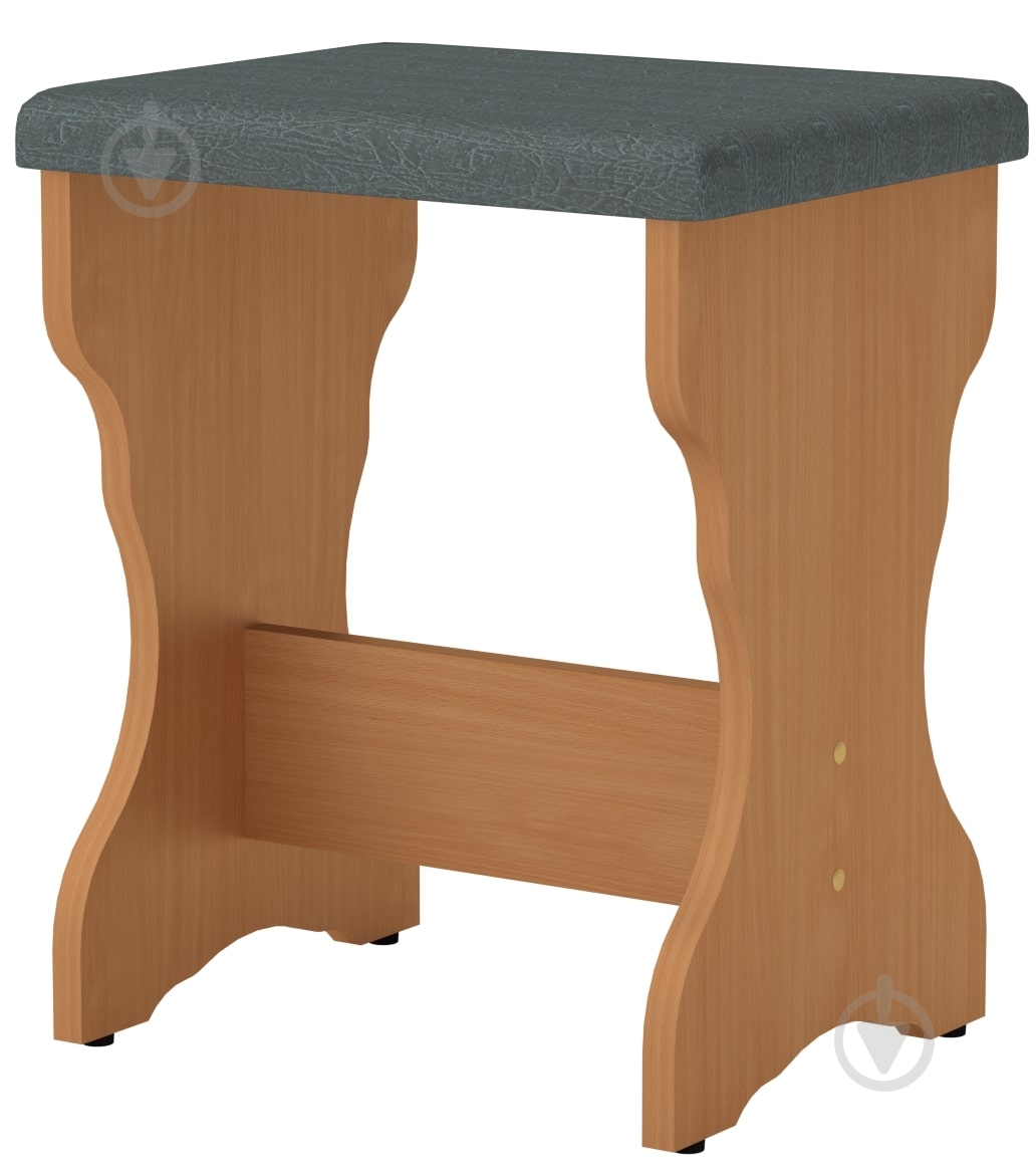 Табурет Компанит Т-2 серый / бук - фото 1