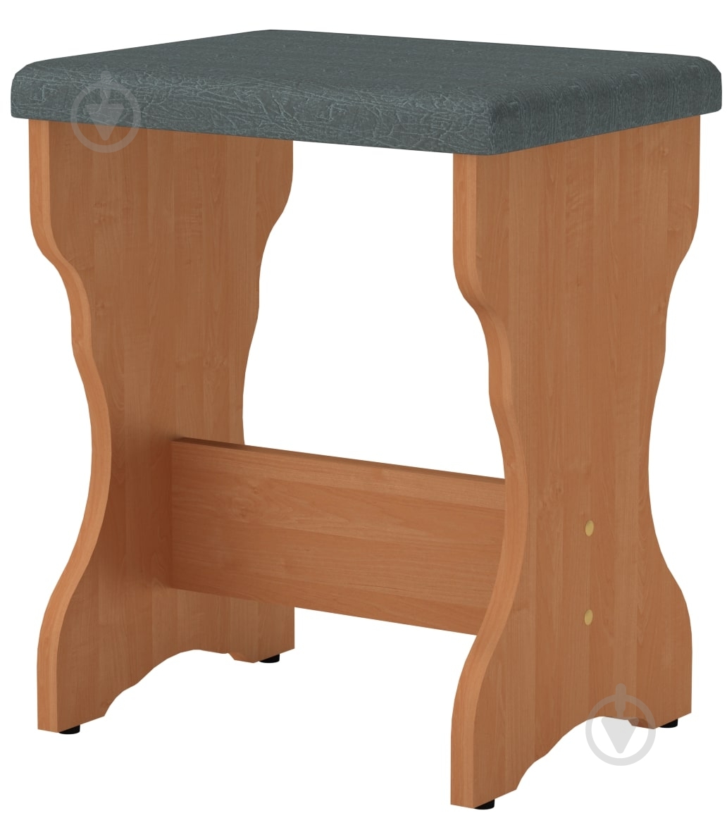 Табурет Компанит Т-2 серый / ольха - фото 1 Табурет Компанит Т-2 серый / ольха - фото 1