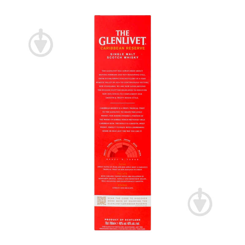 Виски The Glenlivet Caribbean Reserve у подарунковій коробці 0,7 л - фото 3 Виски The Glenlivet Caribbean Reserve у подарунковій коробці 0,7 л - фото 3