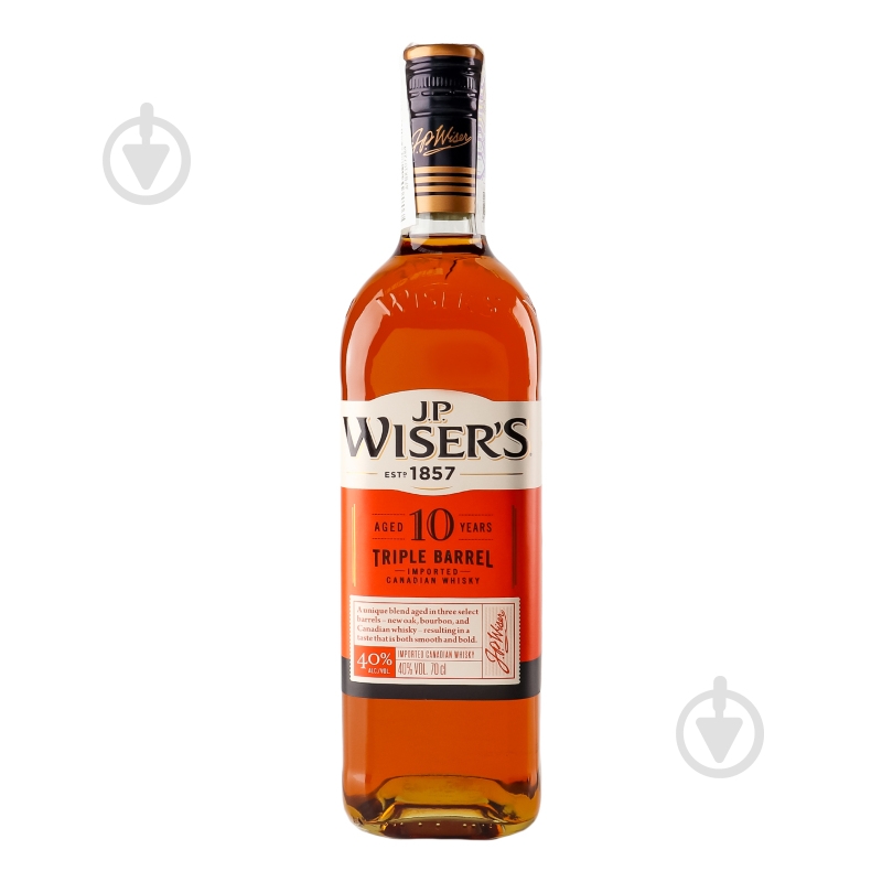 Виски J.P. Wiser's Tripple Barrel 10 років 0,7 л - фото 7 Виски J.P. Wiser's Tripple Barrel 10 років 0,7 л - фото 7