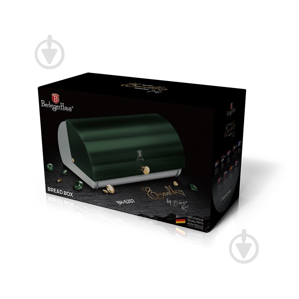 Хлебница Berlinger Haus Emerald Collection 38,5х28х18,5 см BH 6267 - фото 2