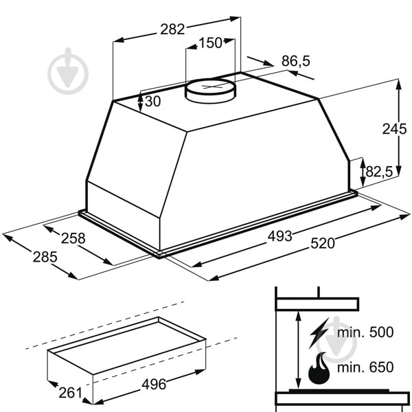 Вытяжка Electrolux LFG9525S - фото 4