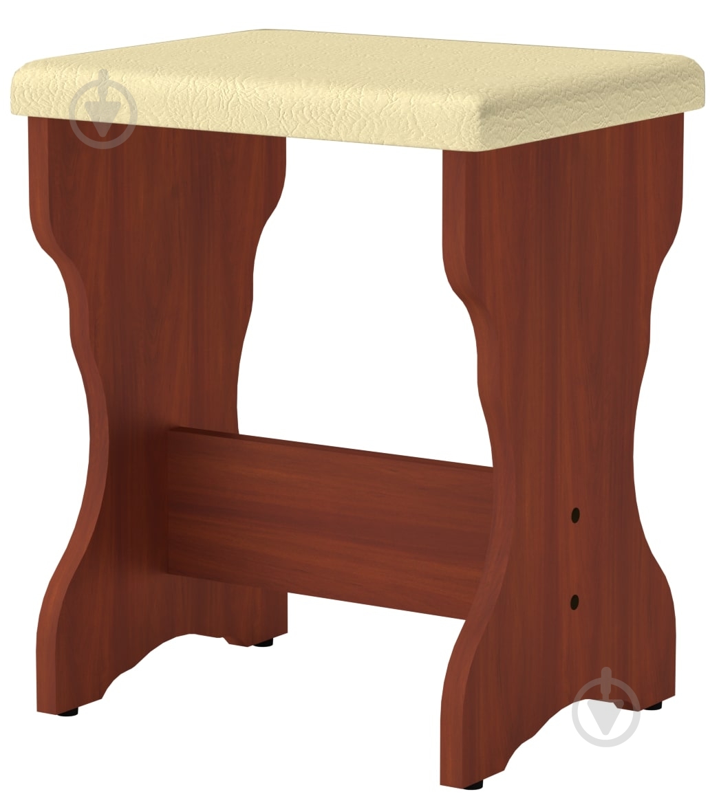 Табурет Компанит Т-2 слоновая кость / яблоня - фото 1 Табурет Компанит Т-2 слоновая кость / яблоня - фото 1