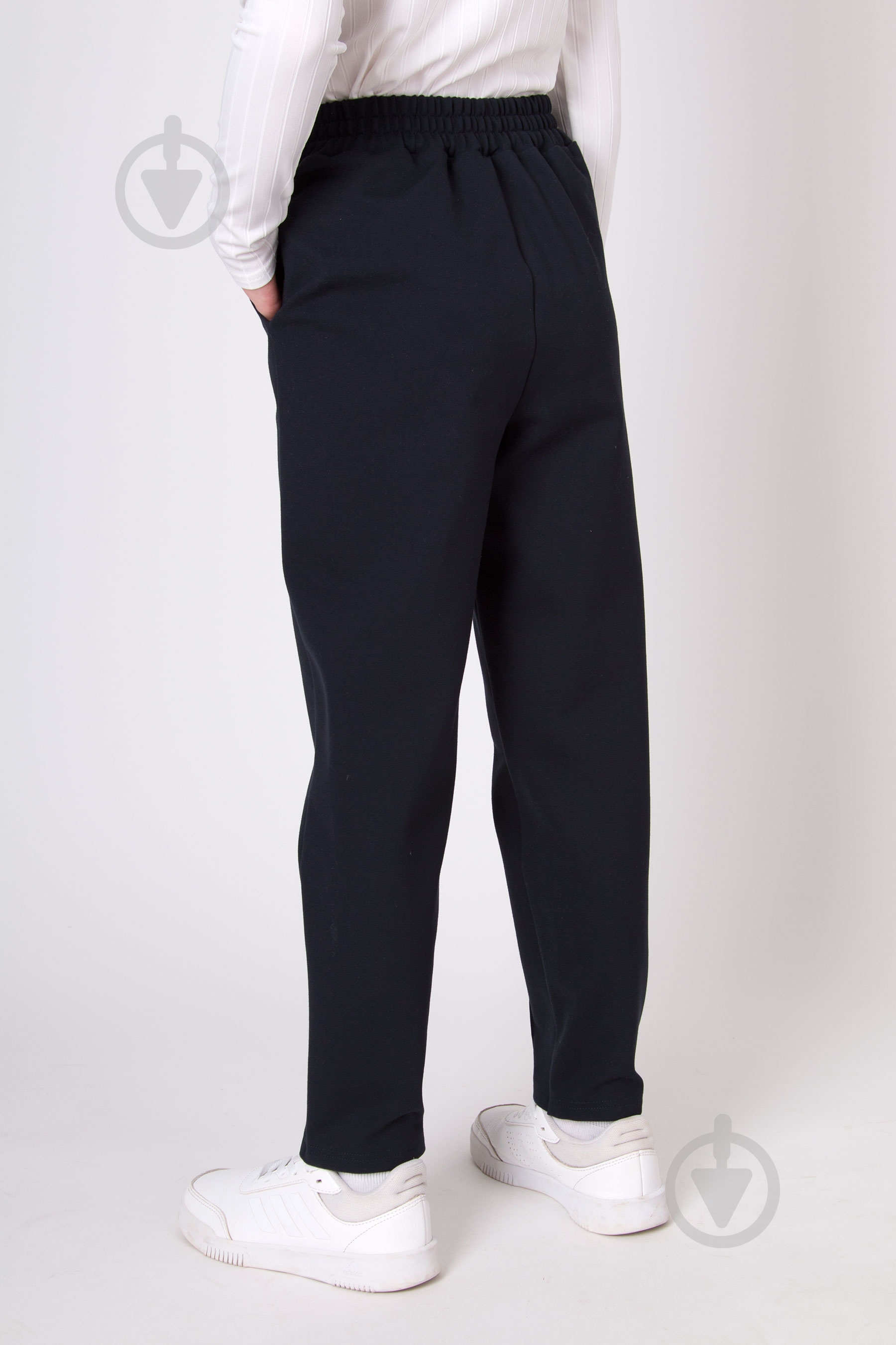 Брюки школьные Mevis 5337 (01) р.134 синий - фото 3