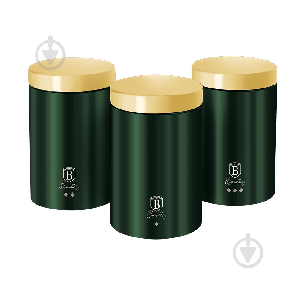 Набор емкостей для хранения Berlinger Haus Emerald Collection BH 6272 - фото 1