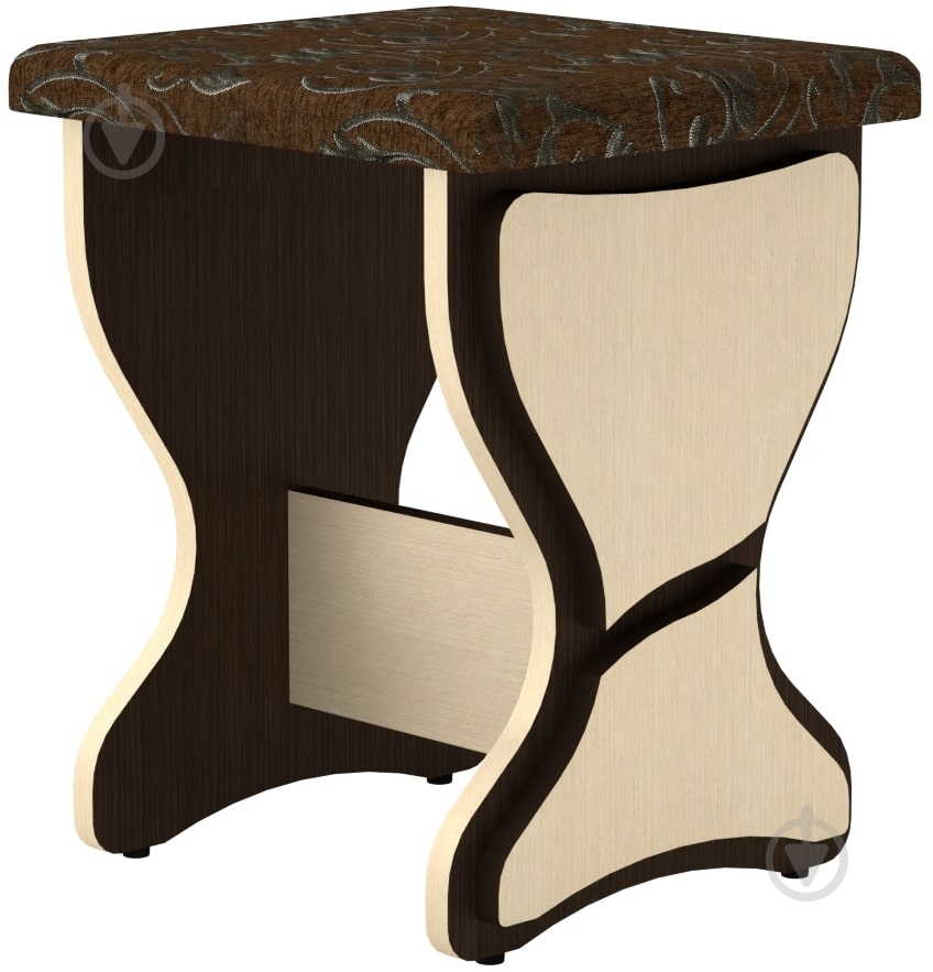 Табурет Компанит Т-3 бостон браун / венге - фото 1 Табурет Компанит Т-3 бостон браун / венге - фото 1