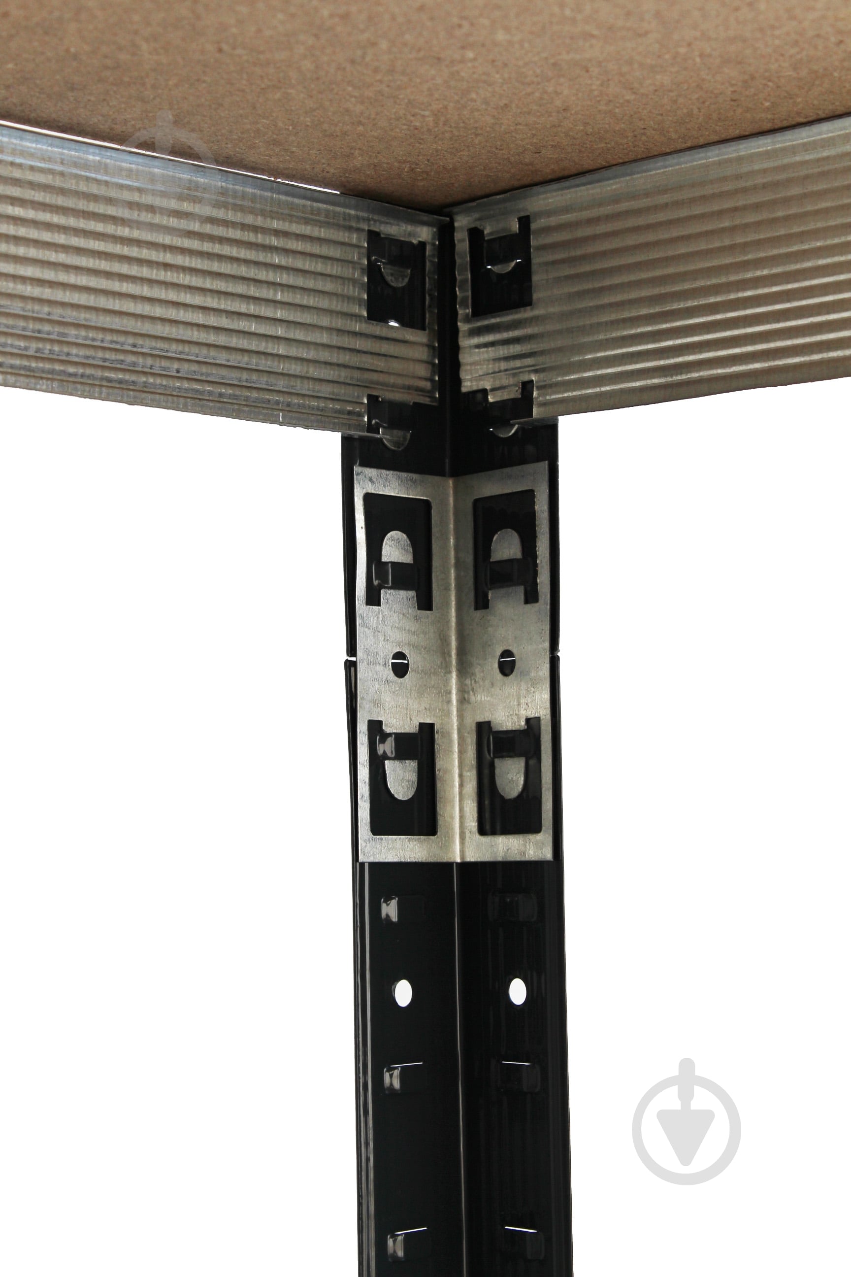 Стелаж 1800x810x410 мм антрацитово-сірий ДСП полиці 5 шт. фарбований - фото 4