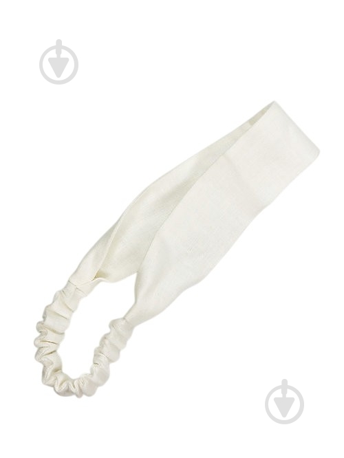 Повязка MISO accessory на резинке белая - фото 1