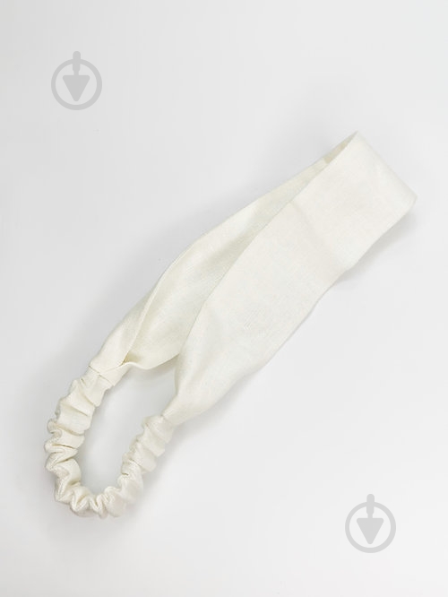 Повязка MISO accessory на резинке белая - фото 2