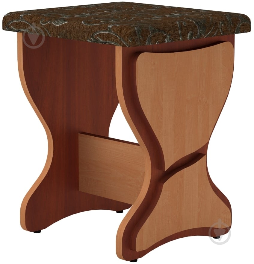 Табурет Компанит Т-3 бостон браун / ольха - фото 1 Табурет Компанит Т-3 бостон браун / ольха - фото 1