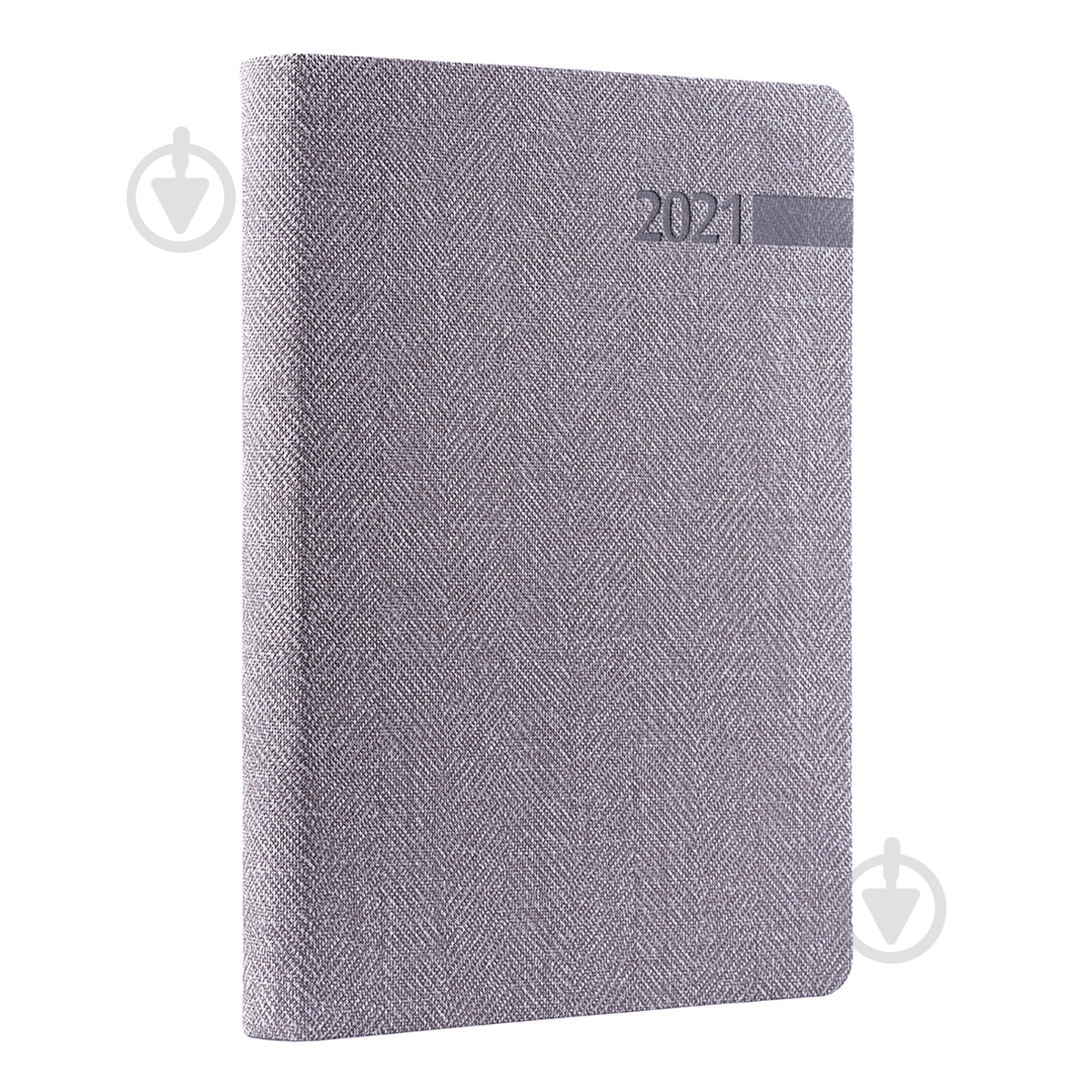 Щоденник датований Boss сірий лінія Leo Planner A5 2021 - фото 1