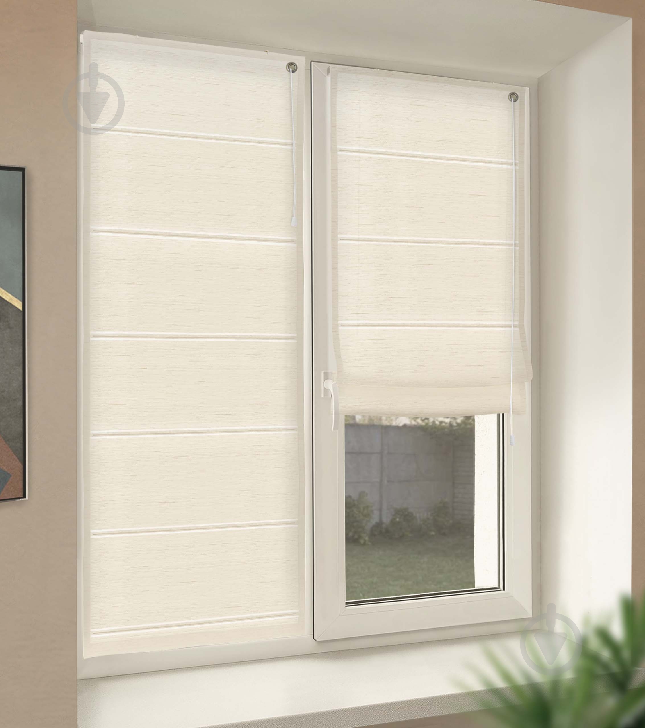 Римська штора Rollotex шнурове керування SEVILIA 60x180 см Лен - фото 2 Римська штора Rollotex шнурове керування SEVILIA 60x180 см Лен - фото 2