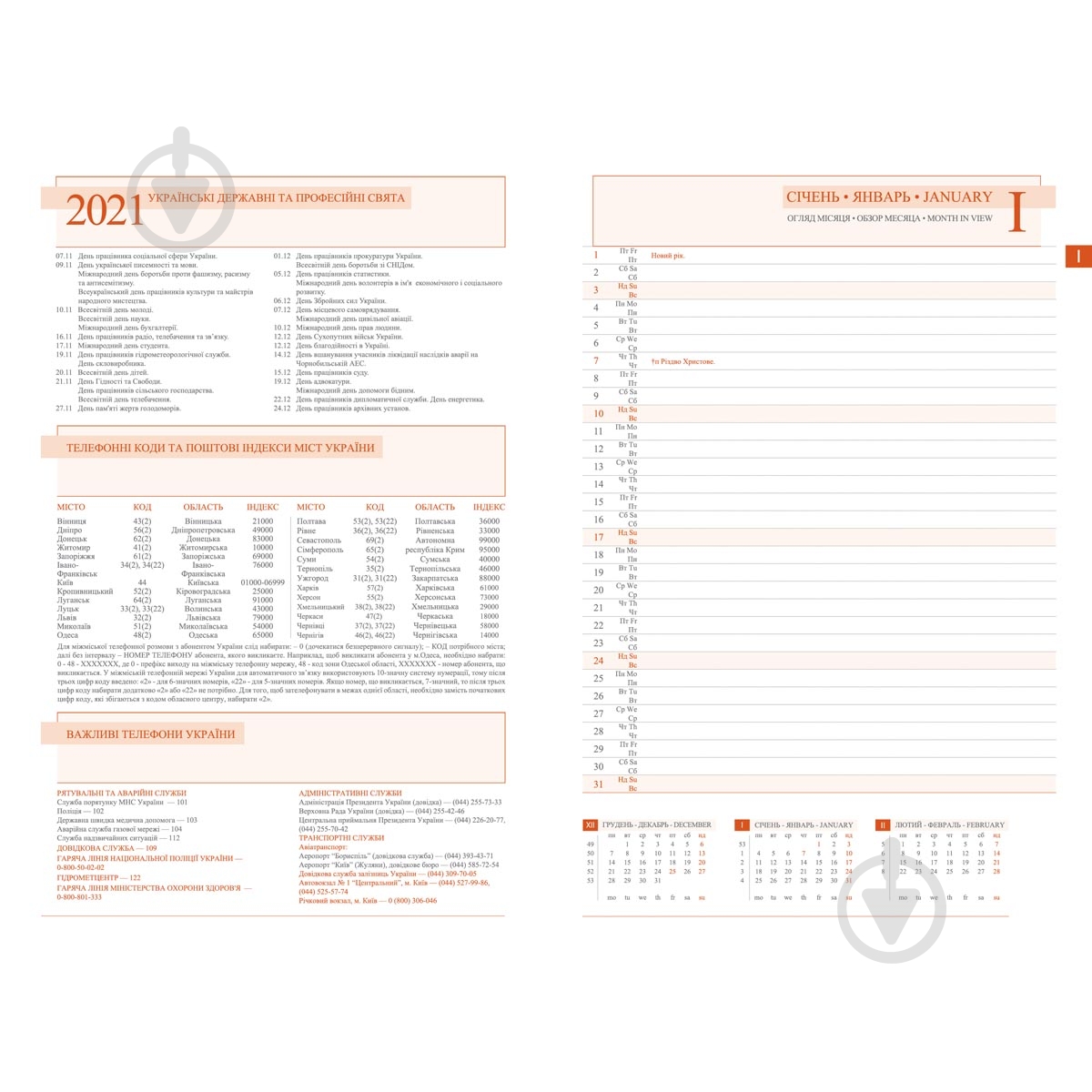 Щоденник датований червоний лінія Leo Planner Destiny A5 2021 - фото 9