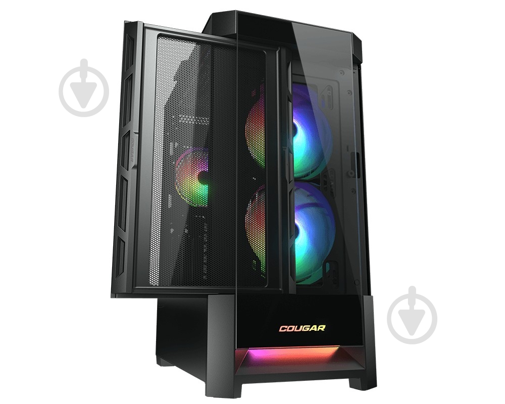 Корпус Cougar Duoface RGB (Black) - фото 3